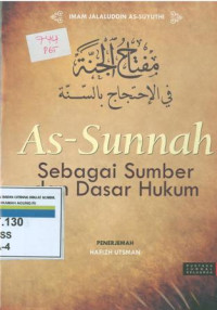 Image of As-sunnah sebagai sumber dan dasar hukum