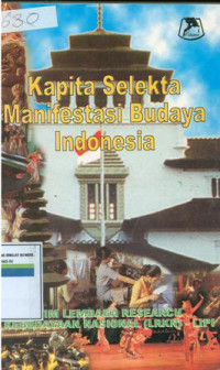 Image of Kapita Selekta Manifestasi Budaya Indonesia