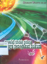 Image of Masalah tindak pidana dan upaya penegakan hukum