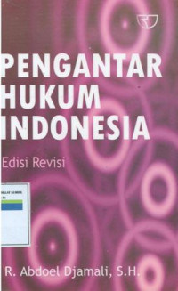 Image of Pengantar Hukum Indonesia : Edisi Revisi