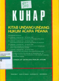 Image of KUHAP: Kitab Undang-Undang Hukum Acara Pidana