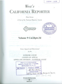 Image of West's California Reporter 3rd Series (9)