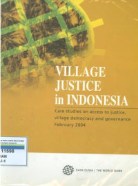 Image of Village justice in indonesia