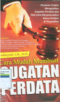 Image of Cara Mudah Membuat Gugatan Perdata