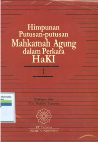 Image of Himpunan putusan-putusan Mahkamah Agung dalam perkara haki:1