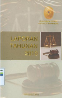 Image of Laporan tahunan Mahkamah Agung RI tahun 2010