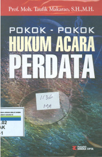 Pokok-pokok hukum acara perdata