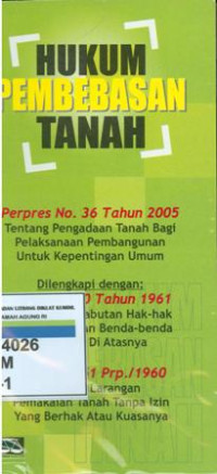 Hukum Pembebasan Tanah