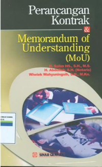 Perancangan Kontrak Dan Memorandum Of Understanding (MoU)