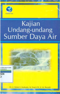 Image of Kajian undang-undang sumber daya air