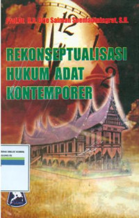 Image of Rekonseptualisasi hukum adat kontemporer