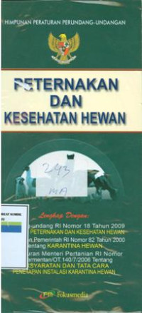 Image of Peternakan dan kesehatan hewan