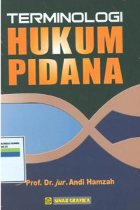 Terminologi hukum pidana