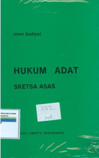 Image of Hukum Adat: Sketsa Asas