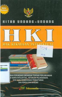 Kitab Undang-Undang HKI Hak Kekayaan Intelektual