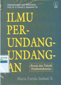 Image of Ilmu perundang-undangan 2:proses dan teknik pembentukannya.