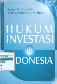Image of Hukum investasi di Indonesia