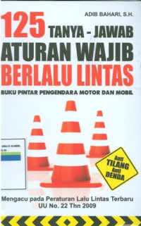 125 Tanya-jawab  aturan wajib berlalu lintas