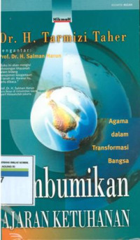 Image of Membumikan ajaran ketuhanan agama dalam trasformasi bangsa.