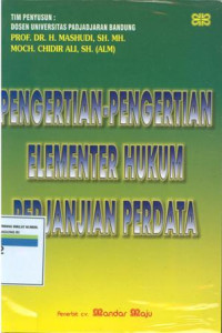 Pengertian-Pengertian Elementer Hukum Perjanjian Perdata