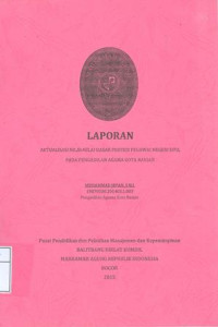 Diklat Prajab: Laporan aktualisasi nilai-nilai dasar profesi pegawai negeri sipil pada pengadilan agama kota banjar