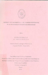 Image of Diklat Prajab Gol.III angkatan XLVIII: Laporan aktualisasi nilai-nilai dasar profesi pns pada pengadilan negeri tanjungkarang