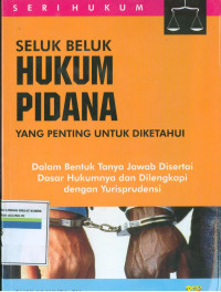 Seluk beluk hukum pidana yang penting untuk diketahui