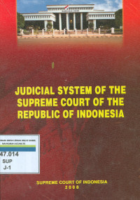 Image of Judicial system supreme of the supreme court of the Republik of Indonesia