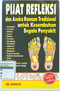 Image of Pijat Refleksi Dan Aneka Ramuan Tradisional Untuk Kesembuhan Segala Penyakit