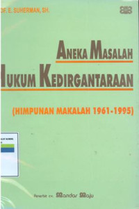 Image of Aneka Masalah Hukum Kedirgantaraan
