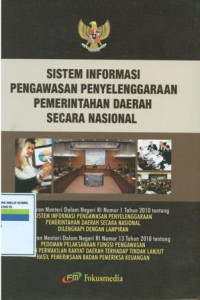Image of Sistem informasi pengawasan penyelenggaraan pemerintahan daerah secara nasional