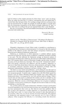 Image of Indonesia and the 