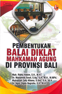 Image of Pembentukan Balai Diklat Mahkamah Agung di Provinsi Bali