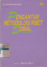 Image of Pengantar metodologi riset sosial