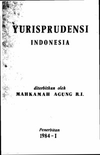 Image of Yurisprudensi Indonesia