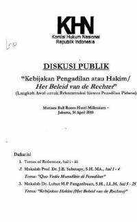 Image of Quo vadis para munafiqin di peradilan