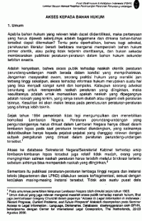 Image of Akses kepada bahan  hukum