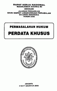 Permasalahan Hukum Perdata Khusus