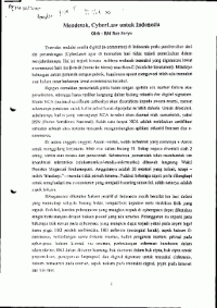 Image of Mendesak, cyberLaw untuk Indonesia